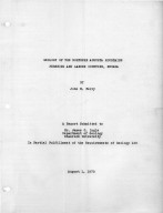 Geology of the northern Augusta mountains, Pershing and Lander counties, Nevada, Geology of the northern Augusta mountains, Pershing and Lander counties, Nevada