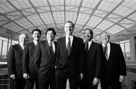 Apple's executive management team (from left to right): Kevin Sullivan, senior vice president of human resources; Joseph Graziano, executive vice president and chief financial officer; Michael Spindler, president and chief operating officer; John Sculley, chairman of the board and chief executive officer; David Nagel, senior vice president of the advanced technology group; and Albert Eisenstat, executive vice president and secretary, in the Apple Research and Development Center in Cupertino California., Apple's executive management team (from left to right): Kevin Sullivan, senior vice president of human resources; Joseph Graziano, executive vice president and chief financial officer; Michael Spindler, president and chief operating officer; John Sculley, chairman of the board and chief executive officer; David Nagel, senior vice president of the advanced technology group; and Albert Eisenstat, executive vice president and secretary, in the Apple Research and Development Center in Cupertino California.