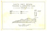 Santa Ynez region traverse ... Carpinteria quad, Santa Ynez region traverse ... Carpinteria quad