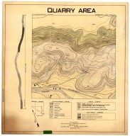 Quarry area geology and topography, Quarry area geology and topography