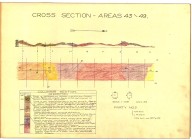 Cross section - Areas 43 and 49, [Sargent Oil Fields], Cross section - Areas 43 and 49, [Sargent Oil Fields]