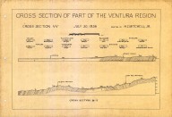 Cross section of the Ventura region [Santa Paula & Ventura quadrangles], Cross section of the Ventura region [Santa Paula & Ventura quadrangles]