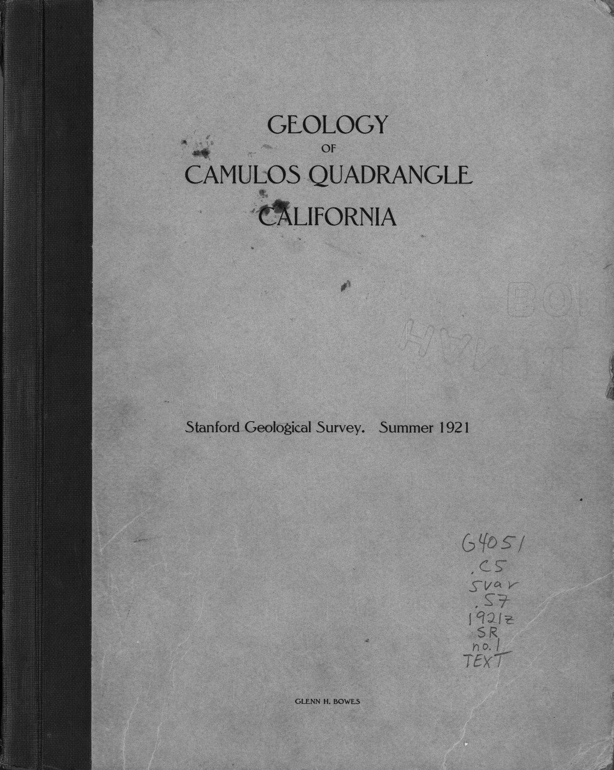 Geology of Camulos quadrangle, California