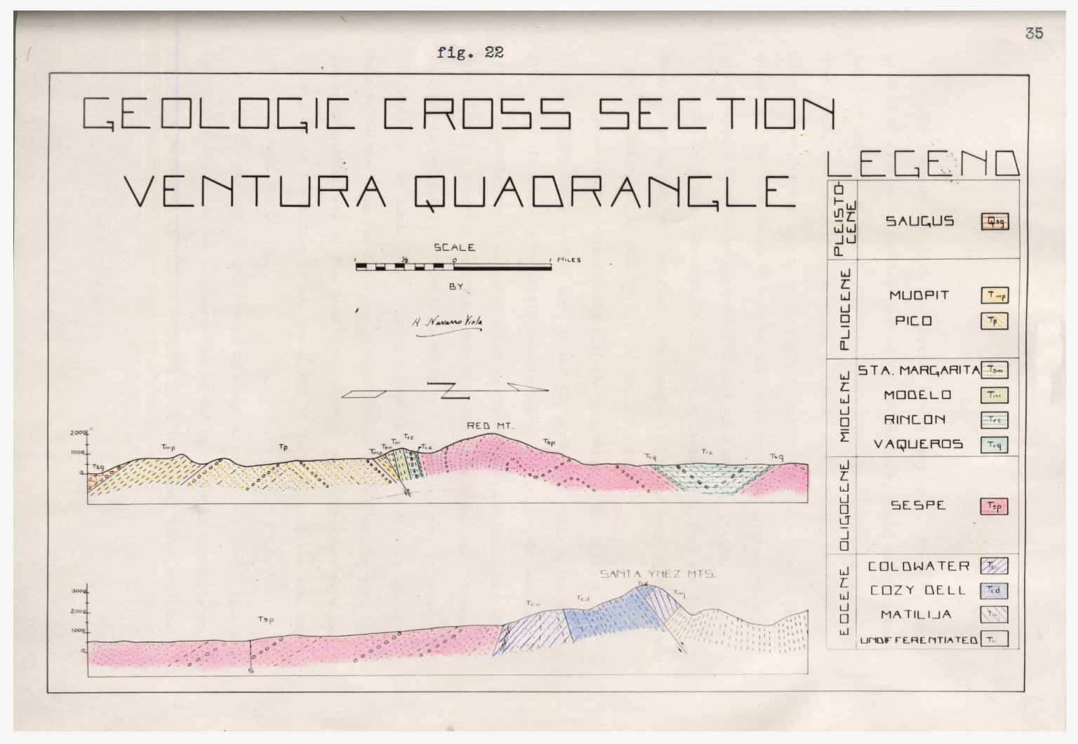 Geology of the eastern half of the Ventura quadrangle, California, topography and geology of the Granite area, Mojave quadrangle, California