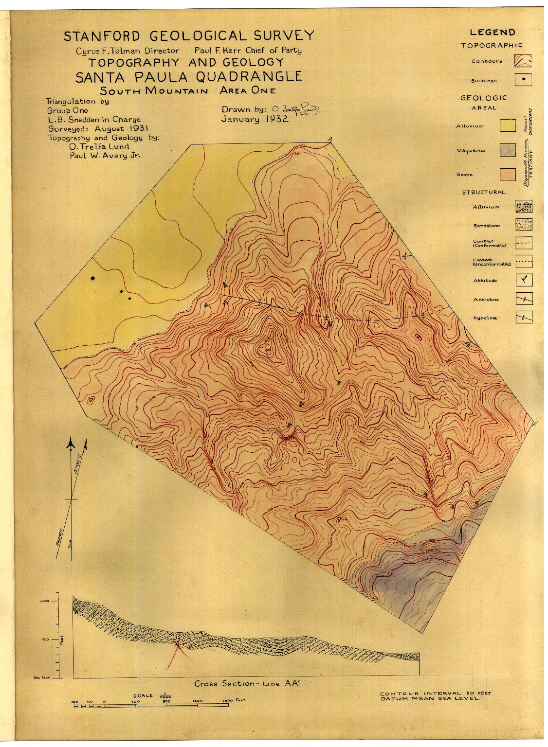 Geologic folio of a part of the Santa Paula quadrangle.